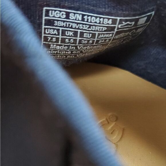 UGG Navy Blue & White Athletic Shoes - Picture 5 of 5